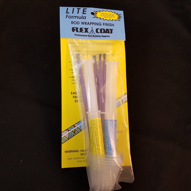 Flex coat Lite rod wrapping finish epoxy